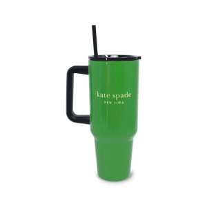 Stainless Steel 40 oz. Tumbler. Green(Kate Spade)